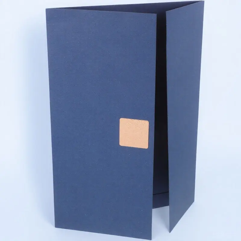 Elegante Porta Certificados Plegable, Funda para Diploma, Protector de Documentos, Porta Premios, Carpeta de Presentación