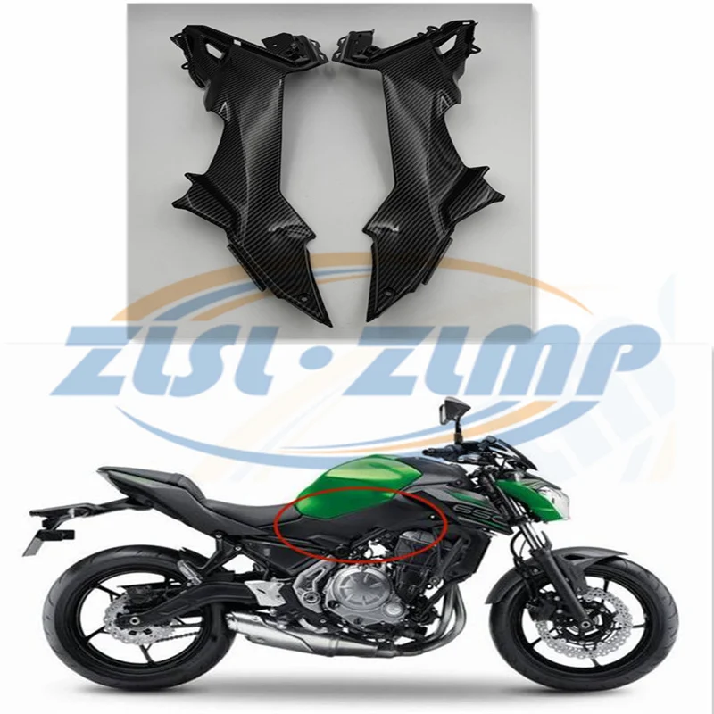 New motorcycle fuel tank panel fairing frame seat side cover accessories for Kawasaki Z650 2017 2018 2019 2020 2021 2022 2023