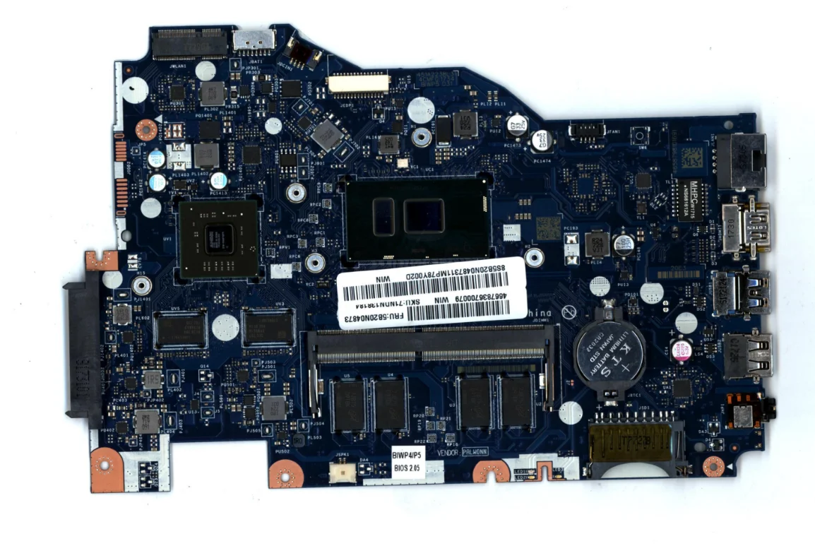 Laptop Motherboard para Lenovo IdeaPad, LA-D562P, 110-15ISK, Motherboard com CPU, I3-6006U, 6100U RAM, 4G, DDR4, 100% Teste de Trabalho