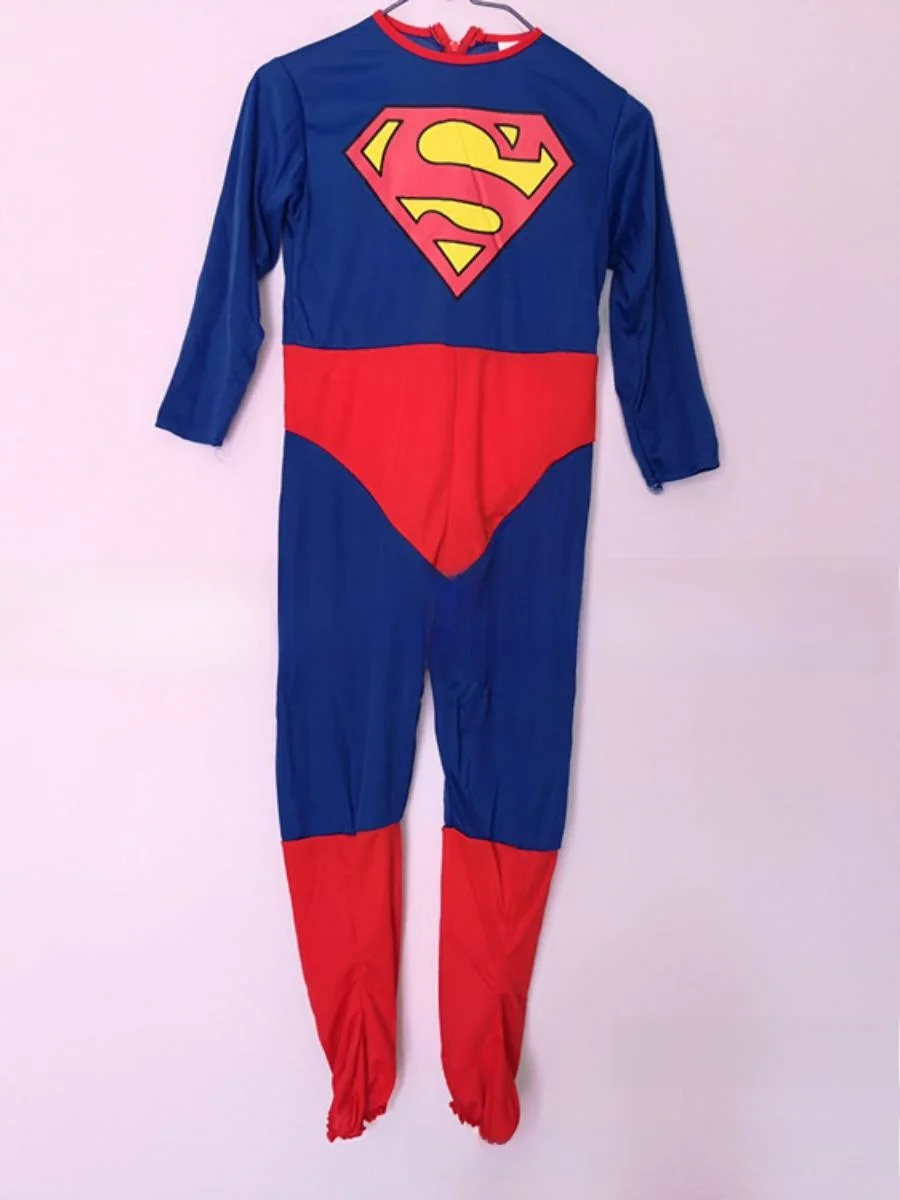Kostum Pertunjukan Halloween Baru Cosplay Pakaian Superhero Anak-anak Karakter Kartun Pakaian Anak Laki-laki untuk Pertunjukan Panggung