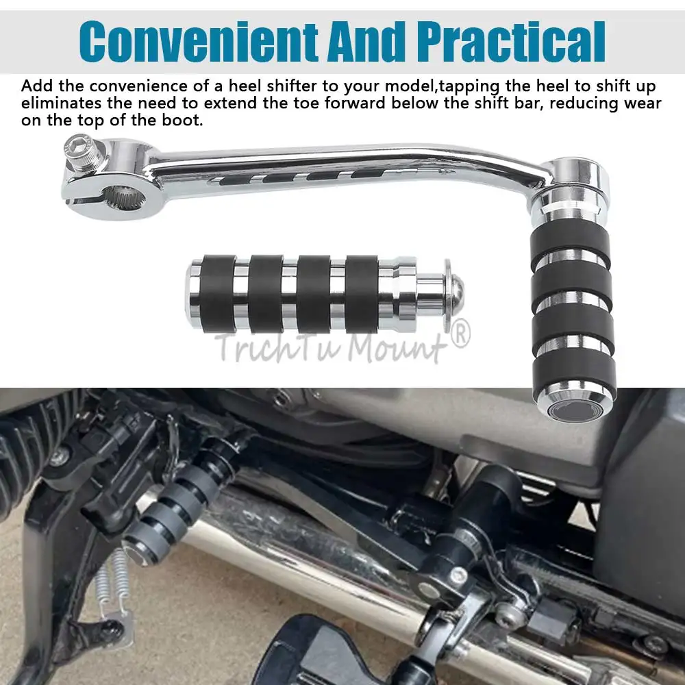 Motorcycle Heel Toe Shift Lever with Shifter Pegs Fit For BMW R18 Roctane R18B Transcontinental R 18 B/Classic 2020-up