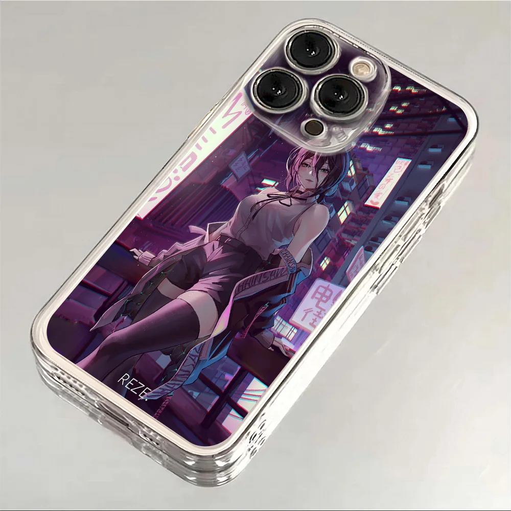 Coque de téléphone Anime Cool tronçonneuse homme Reze, étui pour Samsung A07 A36 A26 A56 A16 A06 A55 A35 A25 A15 A05 A54 A34 A24 A14 A13 A53 A33