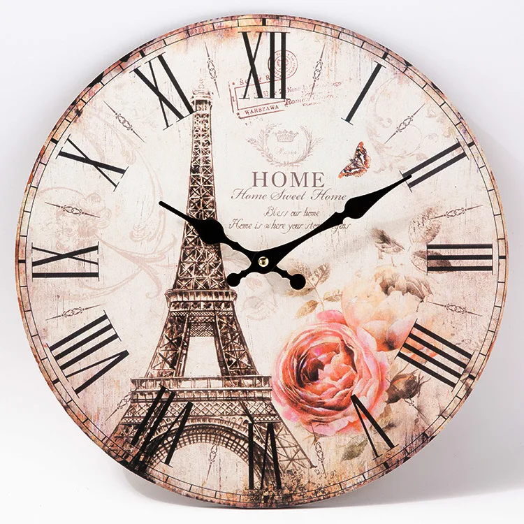 Wall Clock Creative Home Silent Clock Wall Clock Modern Design Living Room Decoration American Style Wall Clock Digital Clock L