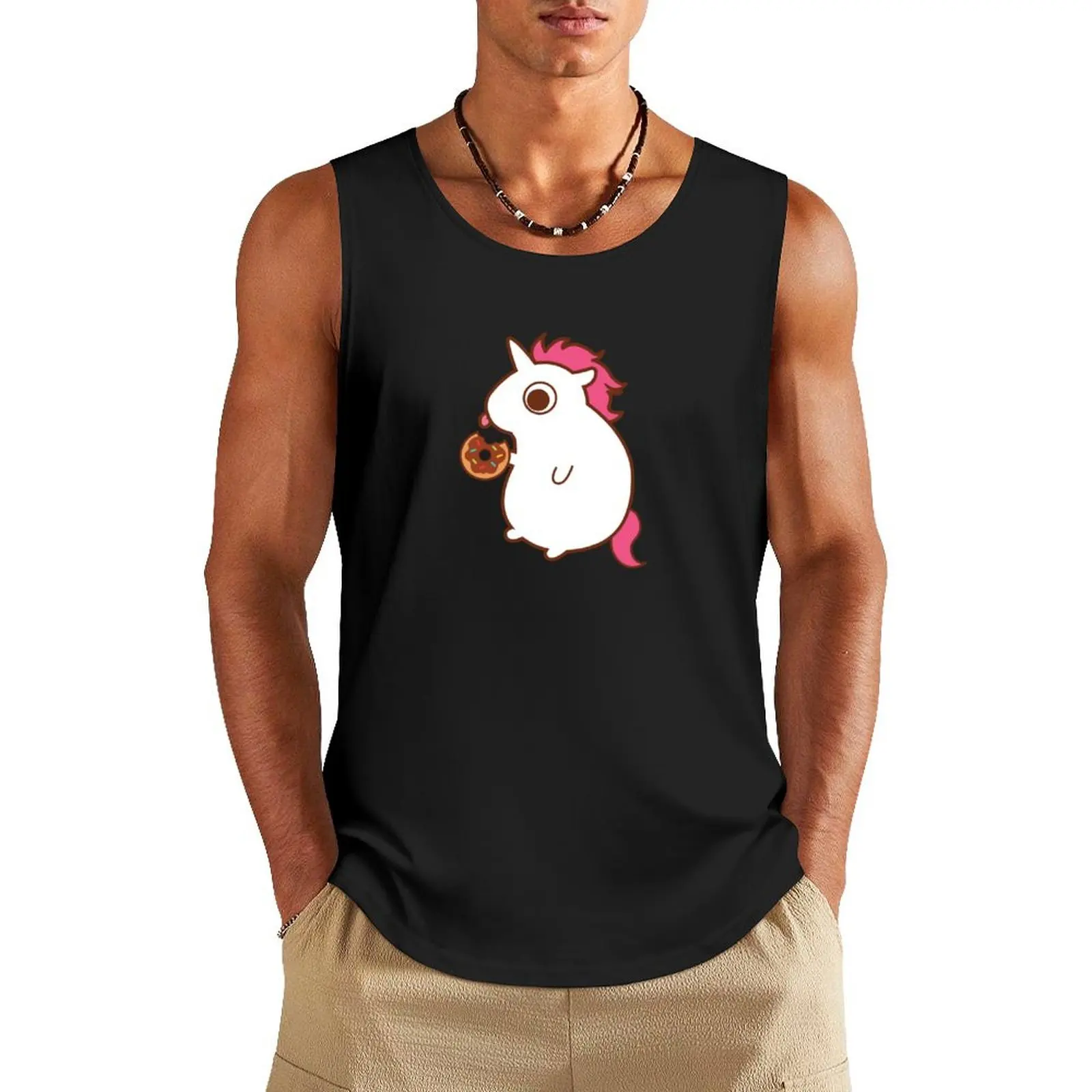 

Treats and Sweets Tank Top running shirt underwear mens clothing sleeveless gym shirts male