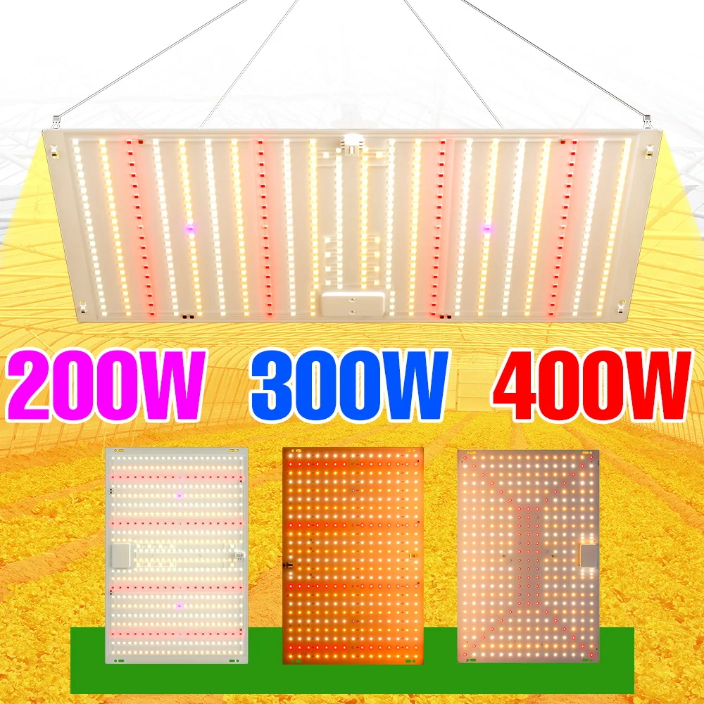 

400W LED Quantum Board Plant Fill Light Full Spectrum Grow Lights Indoor Greenhouse Tent Potted Vegetables Cultivation Lighting