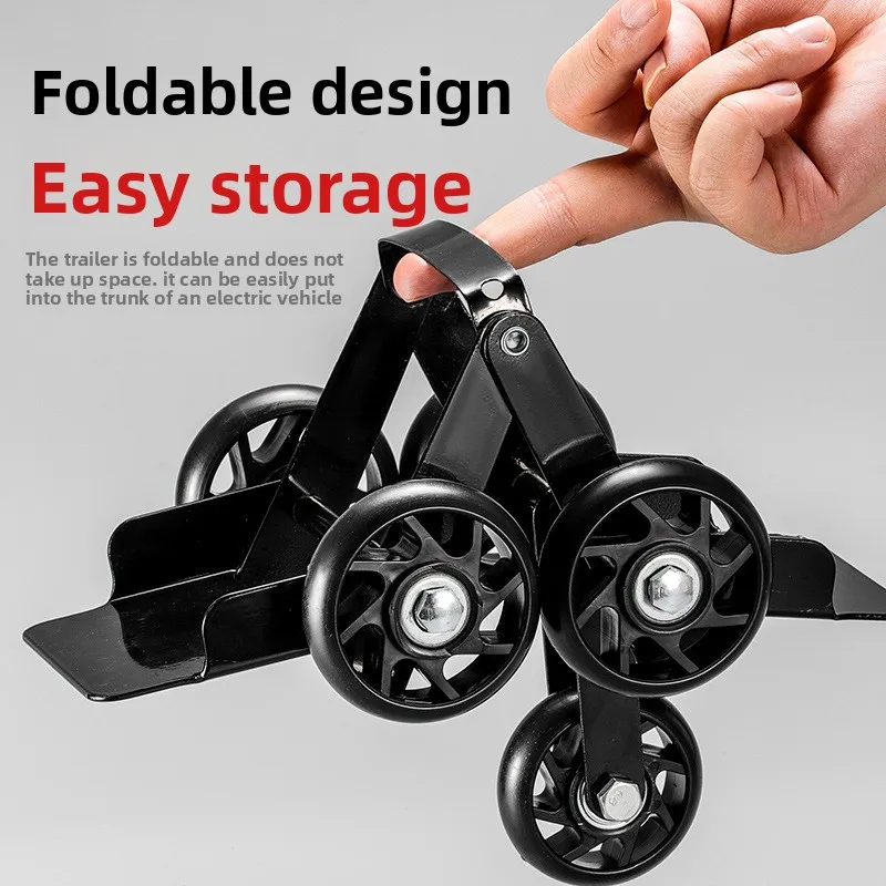 

Thickened High Load-Bearing Universal Wheel Booster - Electric Vehicle Adjustable Lifting Flat Tire Self-Rescue Tool