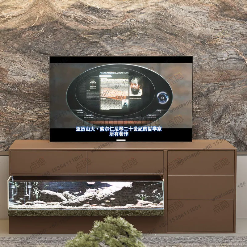 PG-Ecological Stream Jinjing AI Smart Fish Tank Hidden TV Cabinet