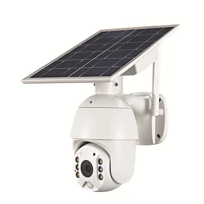 Smart Camera  4G SIM Card 1080P HD Solar Panel Outdoor Monitoring CCTV Camera Wireless WiFi Camera Built-in Battery