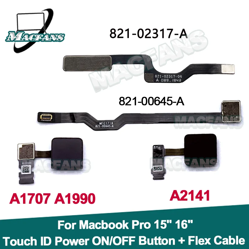 Original A1707 Power Button Flex Cable for Macbook Pro Retina 15