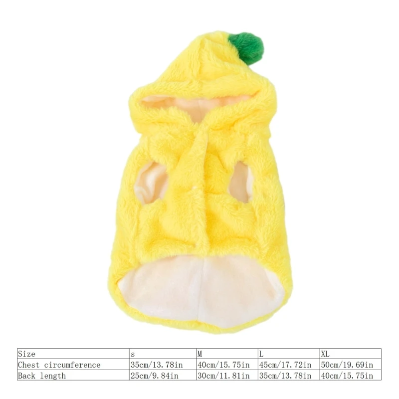 Festival Pet Outfit All Size Pet Banana Costume Cosplay Dog Dressing Up Costume Theme Party Cats Photoshoots Clothes