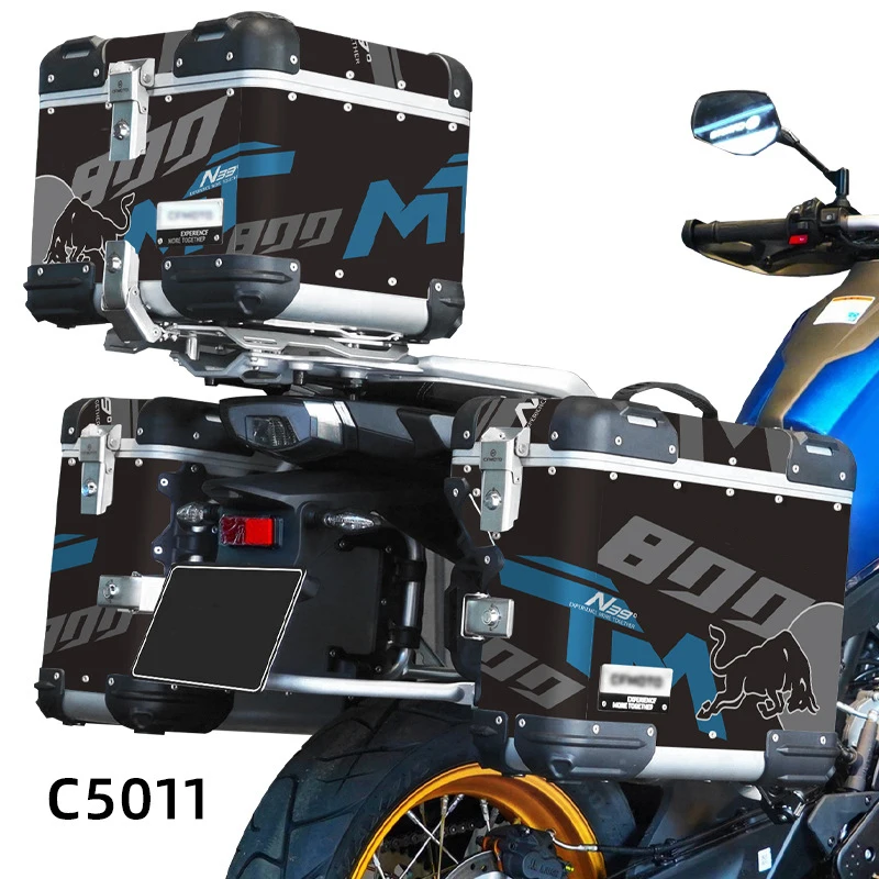 For CFMOTO 800MT 800 MT Motorcycle Stickers Moto Trunk Decoration Sticker Back Tool Box Protect Decal TailBox Suitcase Paster