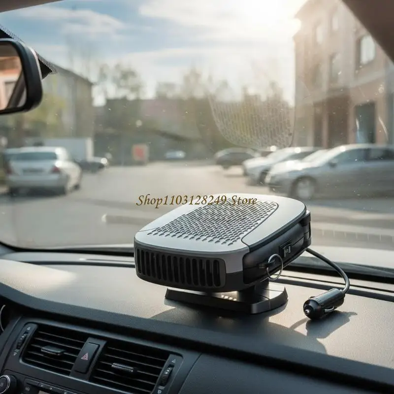 N5KD Universal Car Heater 12V 24V Rapid Temperature Rise Defogging Fan Defrost Defogger Heater With ABS Housing