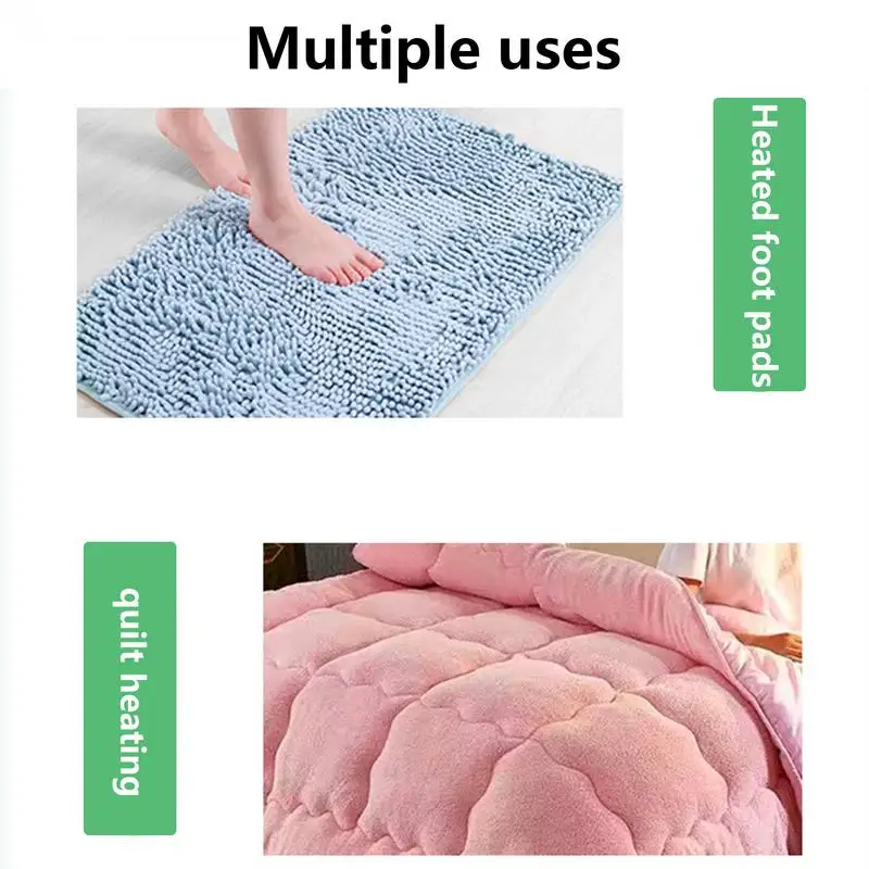 USB Heating Pads 5V Heating Pad For Bed With 4 Adjustable Heating Levels Cold Weather Must Have For Cervical Pillow Scarf Foot