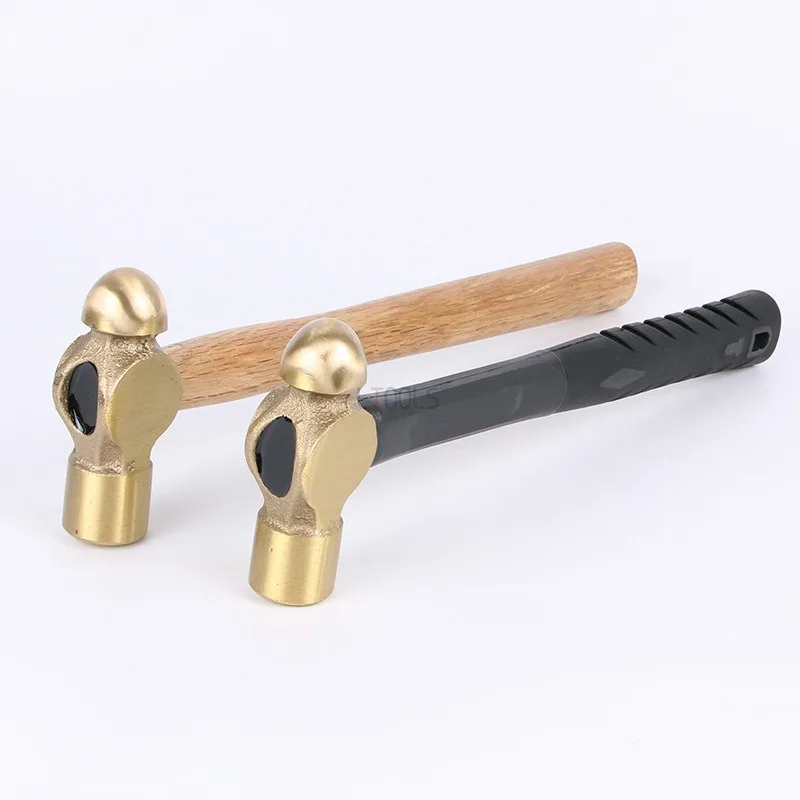 

Hard Explosion-proof Round Head Hammer Wooden Handle for Woodworking Installation Plastic Wrapped Handle for Square Head Hammer