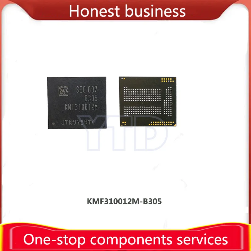 KMF310012M-B305 100% Working 100% Quality EMCP BGA221 16G+8 Chip Mobile Phone Hard Disk Memory Computer Storage KMF310012M 16GB+