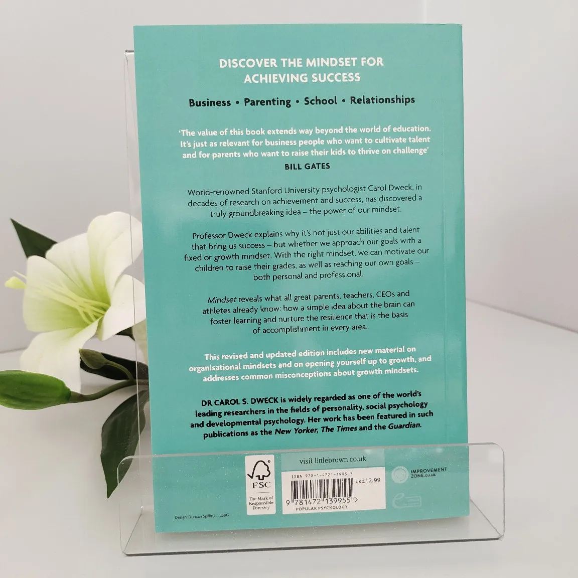 Mindset Self Help Book, Change Your Thinking, Build a Growth Mindset and Unlock Your Full Potential English Book
