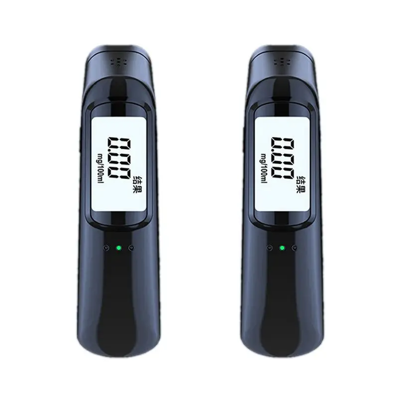 2X Alcohol Tester Air-Blown Drunk Driving Test Measurement Alcohol Test Instrument Household High-Precision With Voice