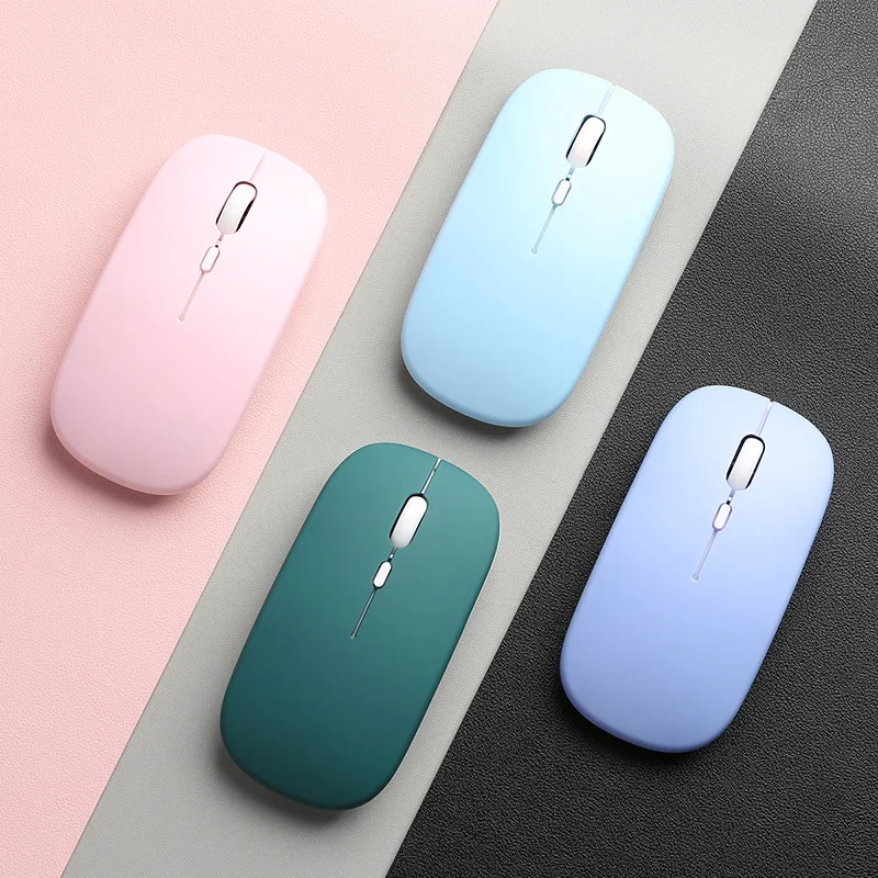 Bluetooth-compatible Mouse Wireless Mouse Silent Computer Mice Portable Working Gaming Mouse For Laptops iPad Air Pro Tablet PC