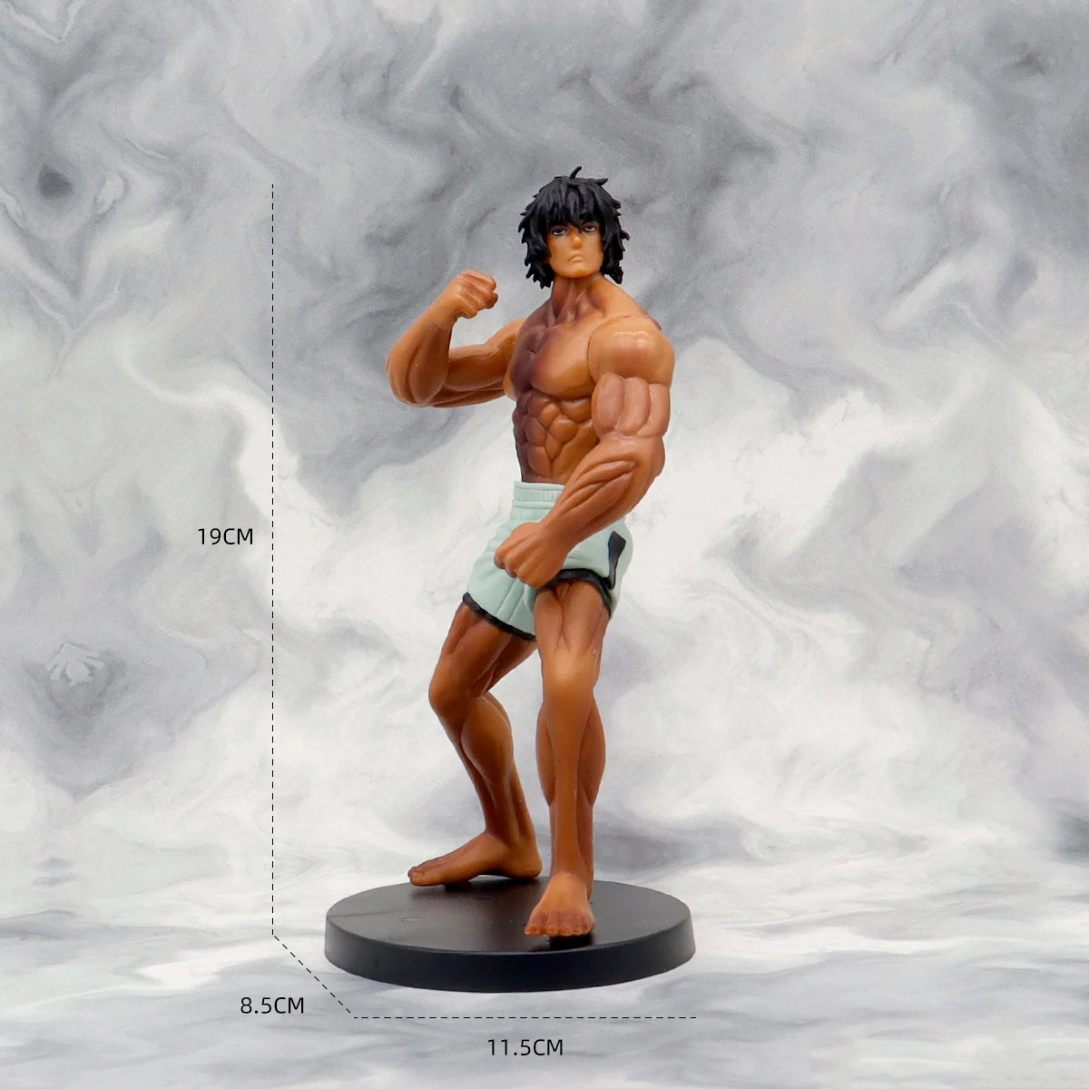 18 سنتيمتر Kengan عاشورى أنيمي الشكل Erhuliu Tokita Oma عمل الشكل المقاتلة كور رايان تمثال بولي كلوريد الفينيل الكبار جمع نموذج اللعب