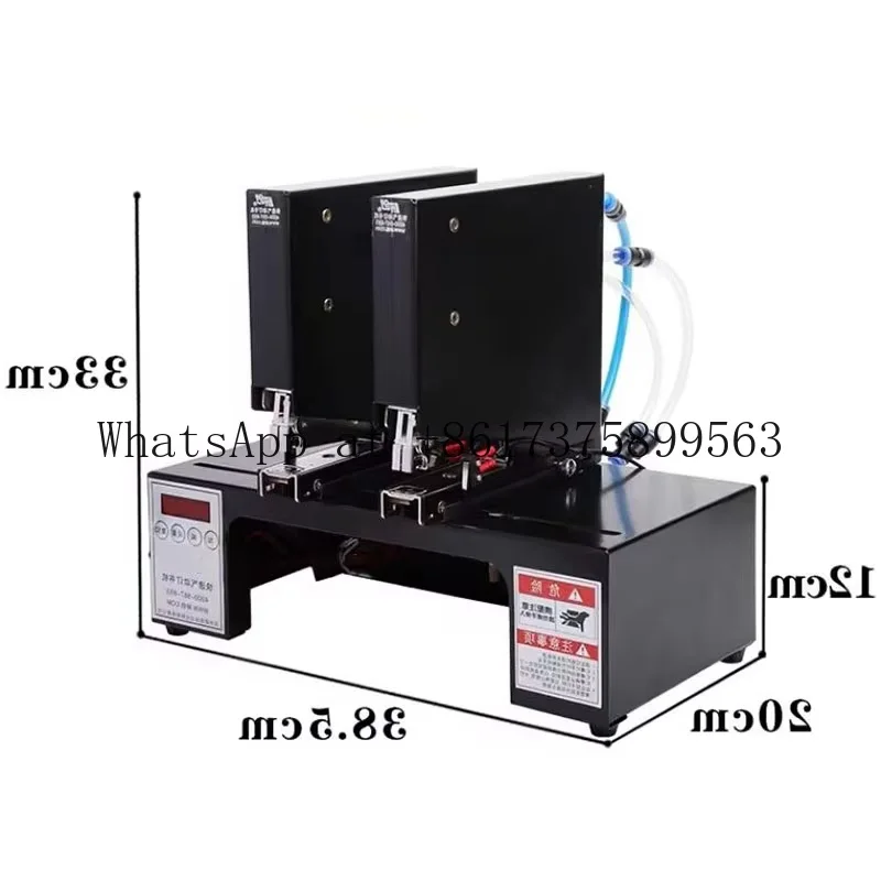 180 Times Per Minute Double Head Pneumatic Stapler Automatic Binding Machine for Paper Binding Work