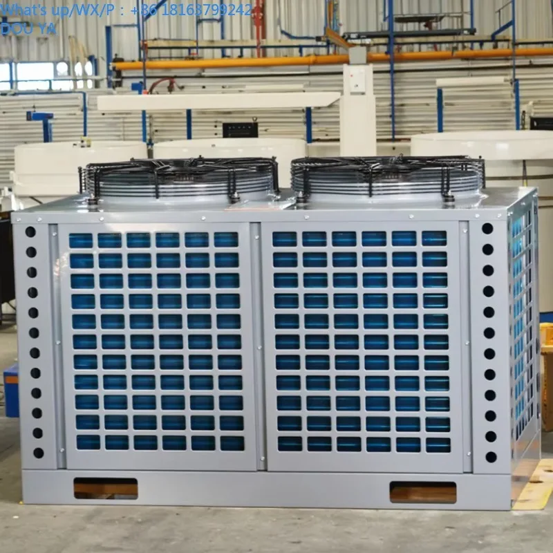 

2026 Lucky Star 8HP Refrigeration Heat Exchange Parts Cold Storage Room Hermetic Scroll Multiple Compressor Condensing Outdoor