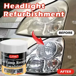 Car Headlight Restoration Polishing Kits Headlamp Scratch Remover Repair Cleaning Paste Remove Oxidation Headlight Polish Liquid