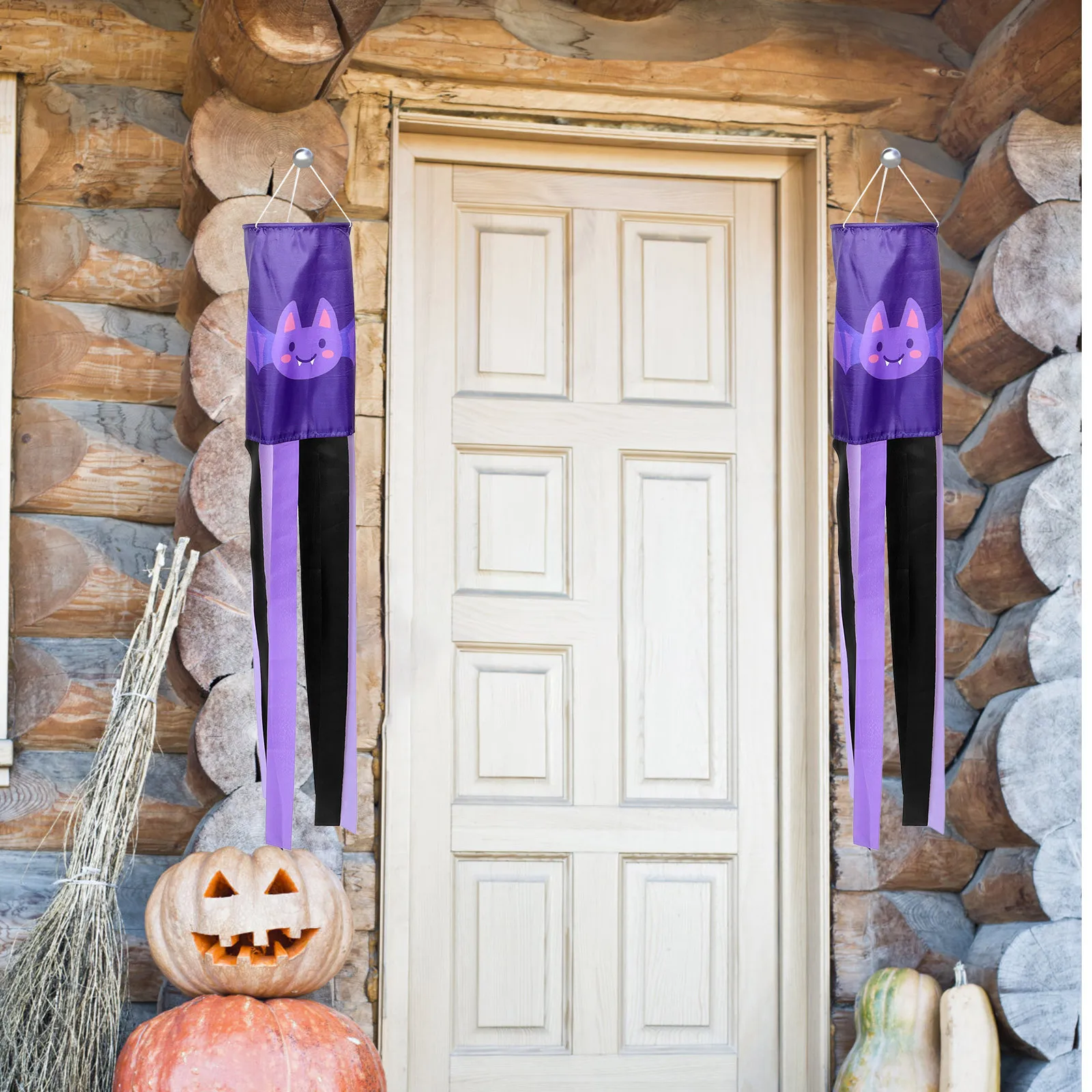 

Halloween Door Banner Outdoor Decoration Durable Fade Resistant Eye Catching Colors Versatile Indoor Outdoor Use