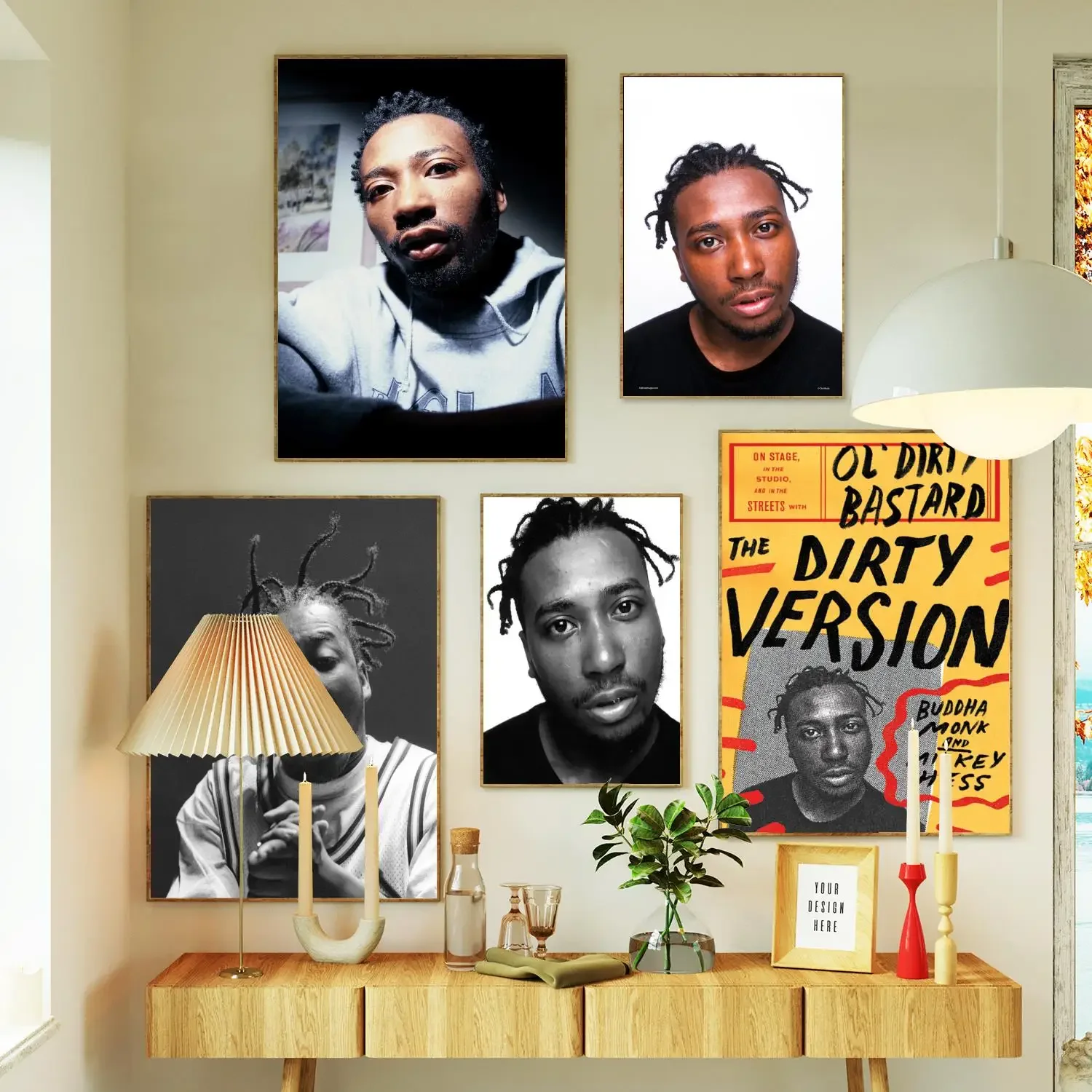 ol dirty bastard Poster Prints Wall Art Canvas Painting Poster For Modern Family Living Room Home Decor