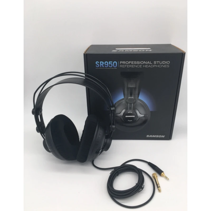 SAMSON SR950 Monitor Headset Fully Closed Wired Headset Cell Phone Computer Universal Recording Headset