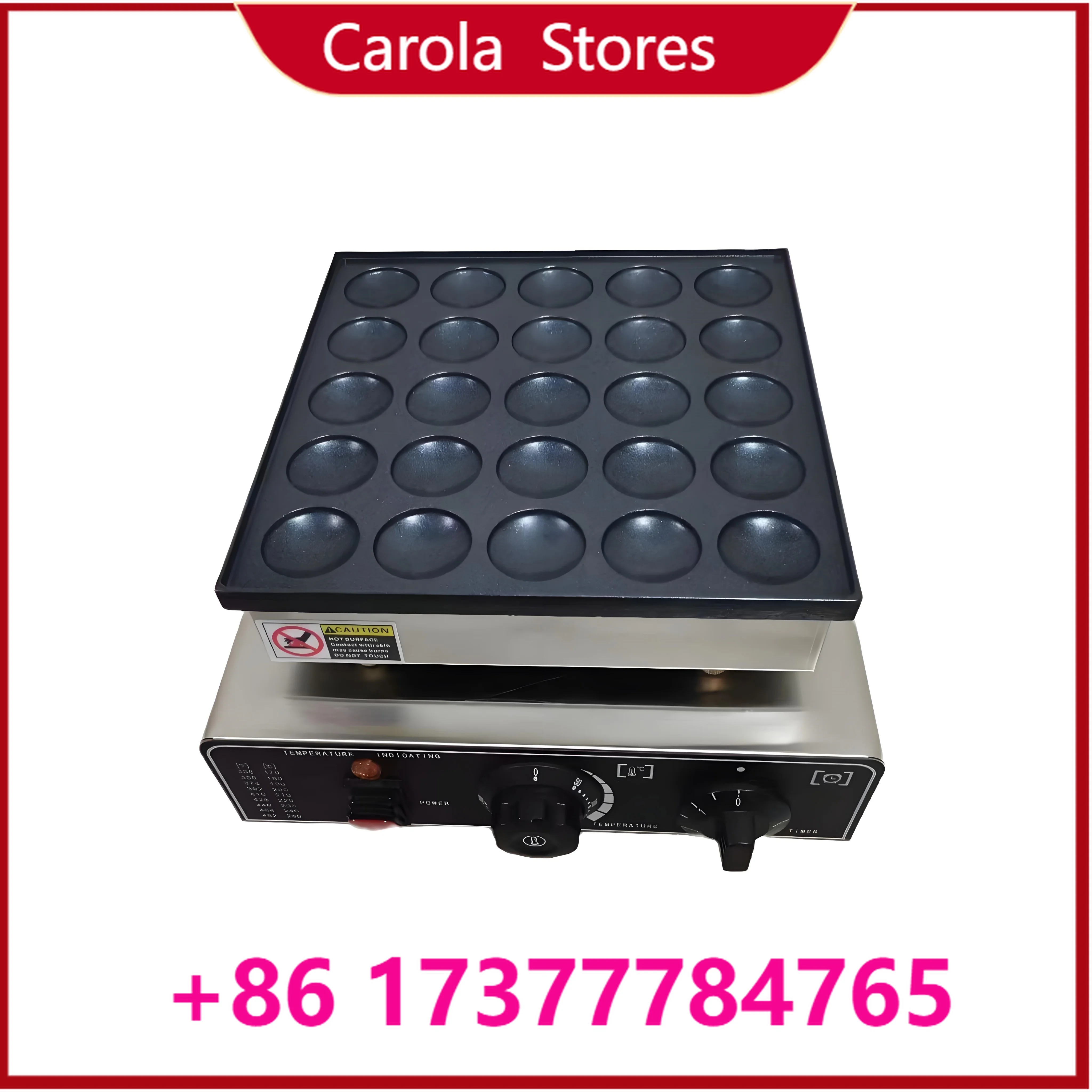 Food tools New Mini Waffle Maker 25 Holes Mini Pancake hine Poffertjes Maker Poffertjes Grill Waffle hine