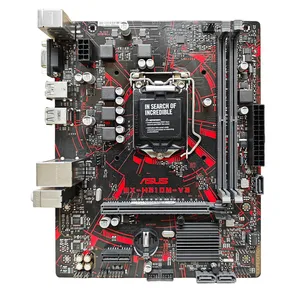 Intel H310 Platte ASUS ASUS EX-H310M-V3 LGA Motherboard 1151 DDR4 Support I3-9100F 8400 8600 9400F I9-9900 8100 CPU MICRO ATX 12 Hauptverkaufsplatte Mae i3 9100f - №1