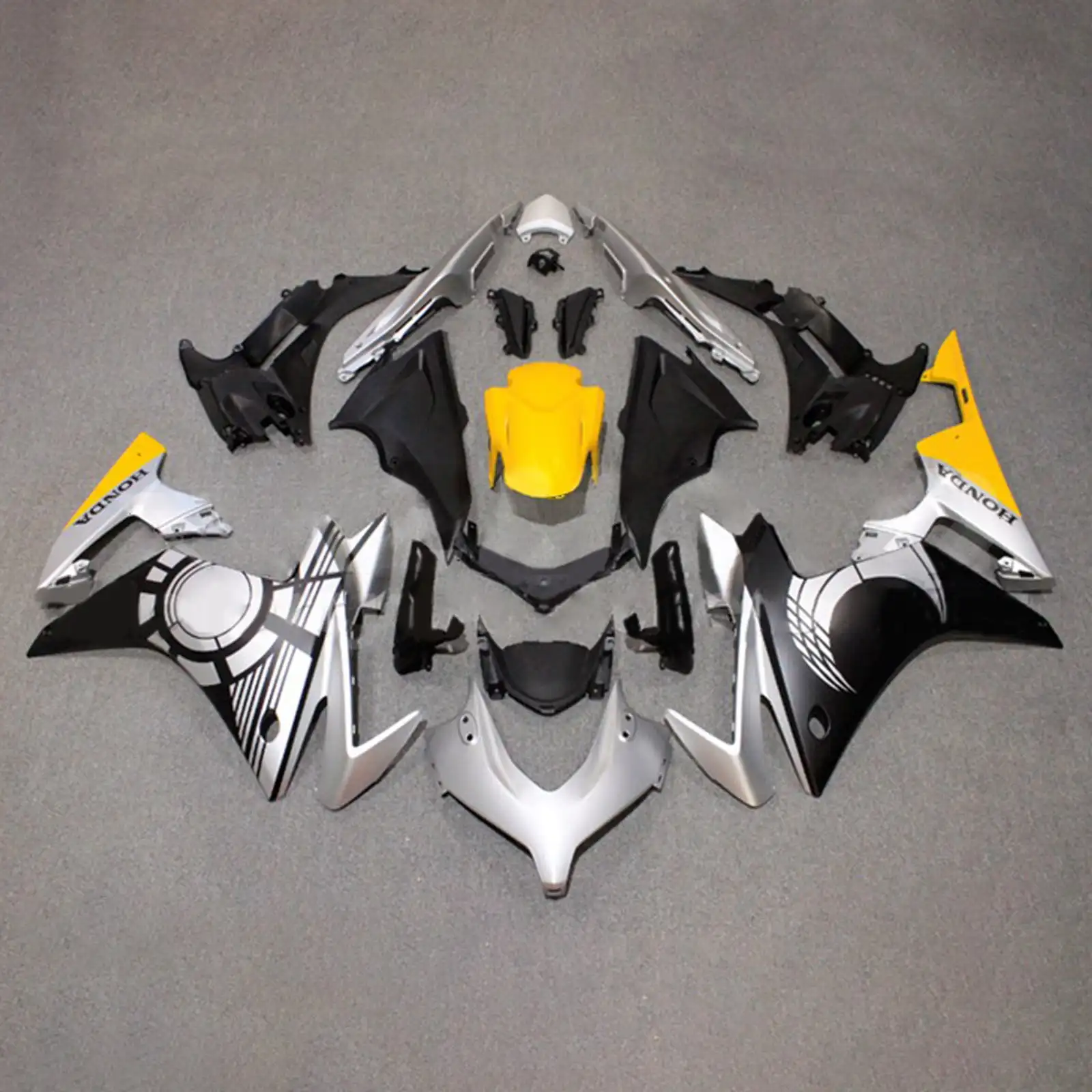 

NEW Fairings Honda For Honda CBR500R 2013-2015 White Black Bodywork Injection Panels Abs Plastic Motorcycle Fairing Kit