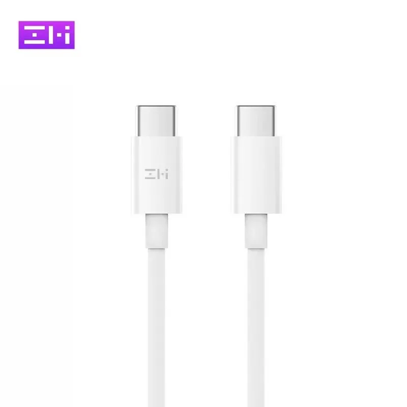 ZMI kabel USB Tipe C, 100W USB C ke USB C 1.5m 5A PD pengisian daya cepat untuk Xiaomi Samsung Apple 16 ipad Macbook pengisi daya Android