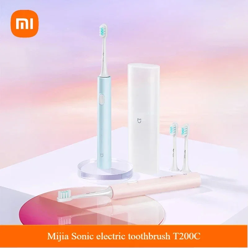 

Набор электрических зубных щеток XIAOMI Mijia T200C, умная звуковая зубная щетка, перезаряжаемый IPX7 водонепроницаемый очиститель для отбеливания зубов