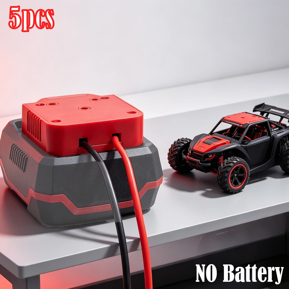 5PCS Power Wheel DIY Adapter For Lidl Parkside X20V Team Lithium Battery 14AWG Wires for Rc Car Robotics(NO Battery )