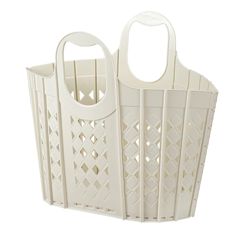 

Складная портативная корзина для белья, водонепроницаемая корзина для хранения одежды, хранение мелочей с ручками, подходит для дома, ванной комнаты