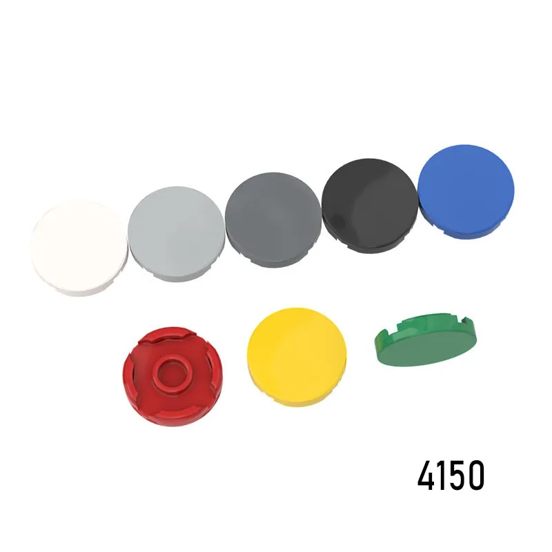 

300pcs MOC Brick 4150 Tile Round 2X2 Accessory Compatible with All Brands Building Blocks DIY Creation Education Assembled Toys