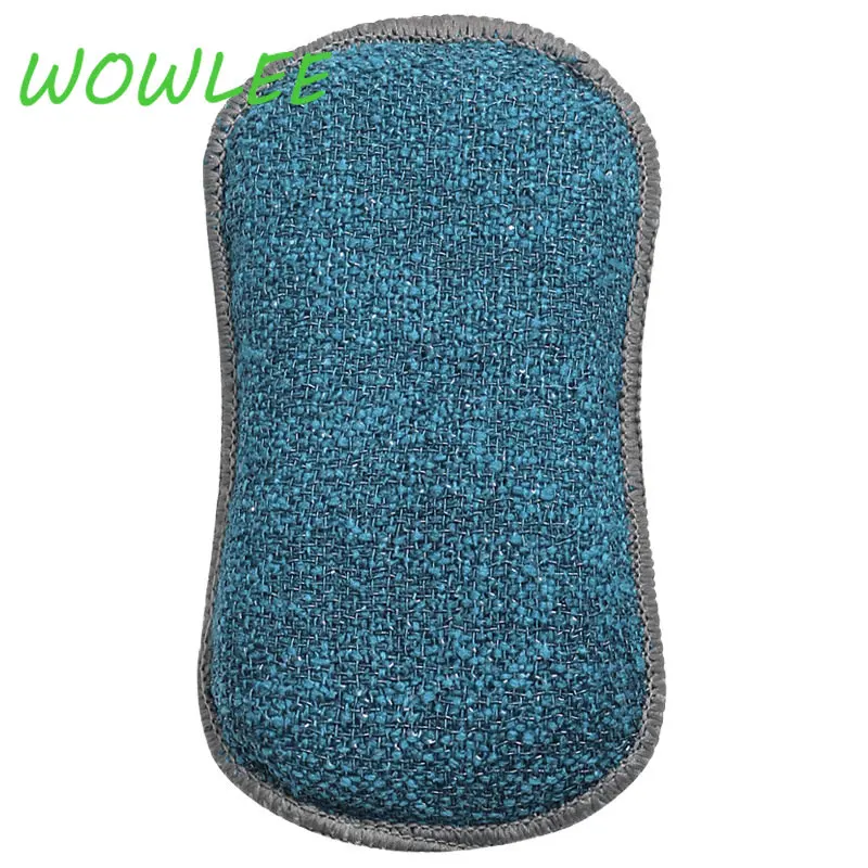 5PCSReusable Magic Sponge Double Sided Eraser Home Cleaner Dishwashing Bathroom Kitchen Accessories Cleaning Tools