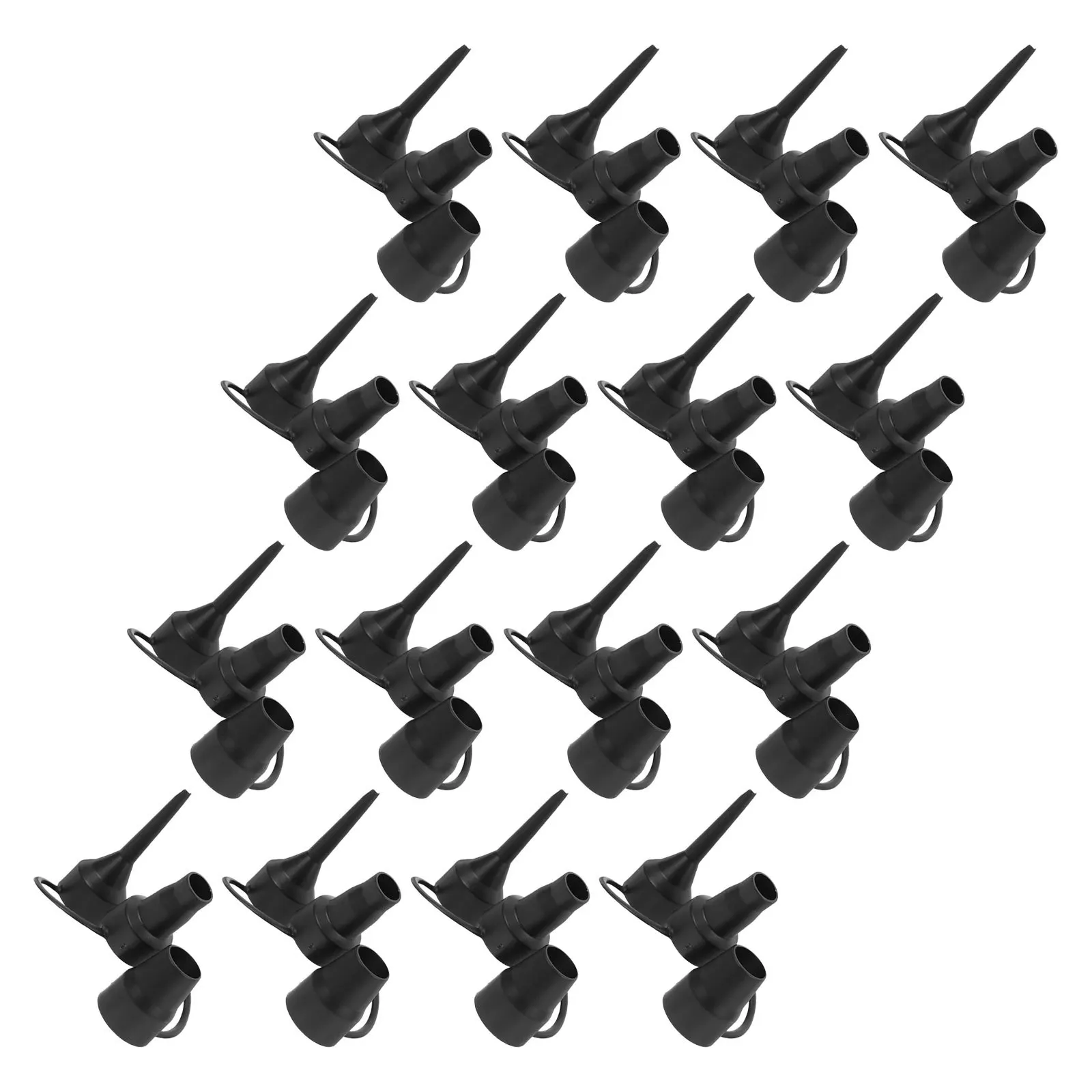 16Pcs Inflatable Pump Nozzles: Heavy Duty Plastic Replacement Nozzles for Air Mattress Pool Sofa - Efficient Fast Inflation Pump