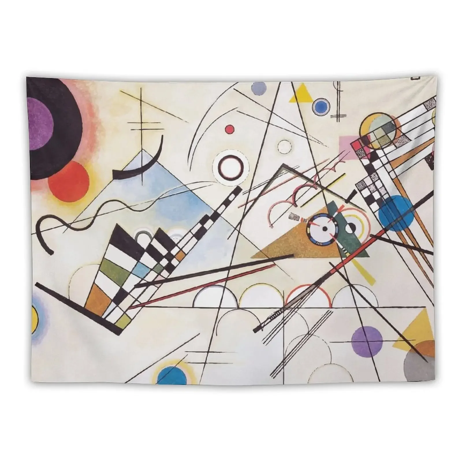 Wassily Kandinsky | Composition VIII Tapestry Home And Comfort Decor Custom Wall Mural Room Decor Aesthetic Tapestry