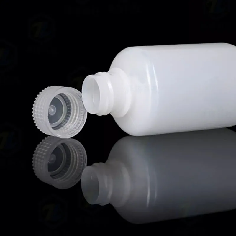 500ml small mouth reagent bottle polyethylene HDPE plastic bottle low temperature resistant acid and alkali chemical bottle