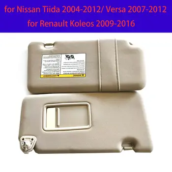 96401-EL31A Sluneční clona do auta s kosmetickým zrcátkem pro Nissan Tiida Versa 2004-2012 a Renault Koleos 2009-2016 10 nejlepší prodej Sluneční clony pro Nissan Tiida - №9
