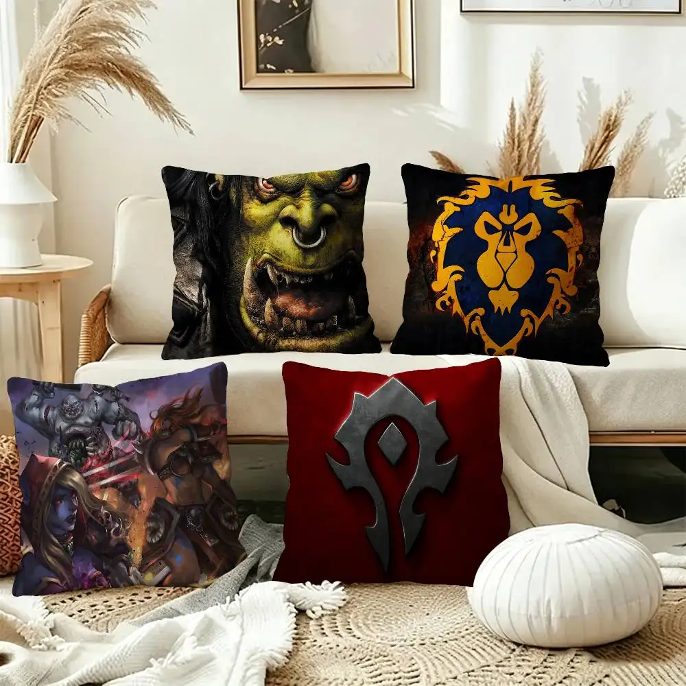 World of Warcraft Pillow Cover for Bedroom Room and Living Room Sofa Decorative Cushion Cover