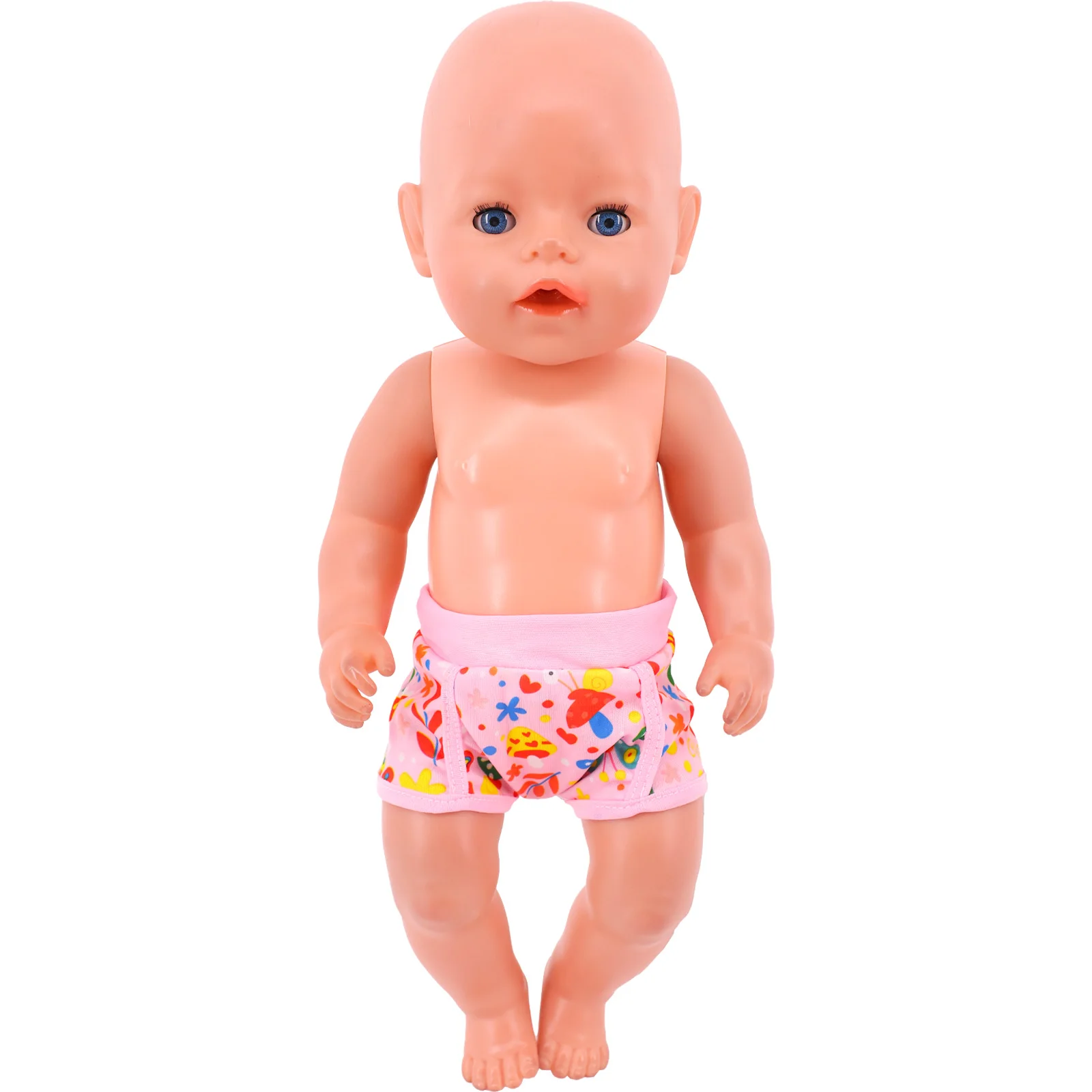 Doll Diapers Cute Animal Fruit Print Lingerie For 18 Inch 43cm Girls Newborn Baby Doll