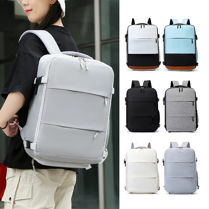 حقيبة ظهر للأعمال متعددة الوظائف - سعة كبيرة، مقصورات متعددة، حقيبة ظهر للكمبيوتر المحمول، حقيبة ظهر للسفر، حقيبة ظهر ترفيهية