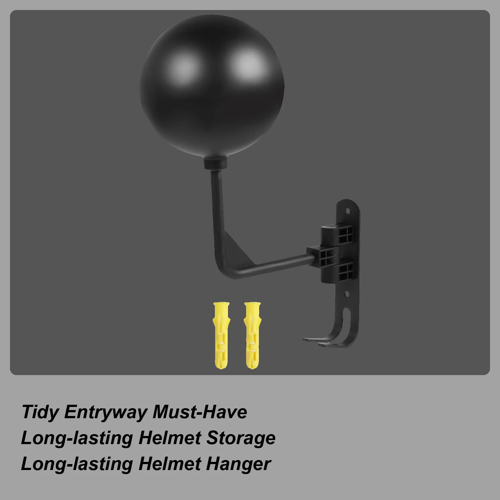 

Motorcycle Helmet Holder Adjustable Wall-Mounted Display Hook Helmet Stand For Display Wall Mount For Home Bedrooms Living Room