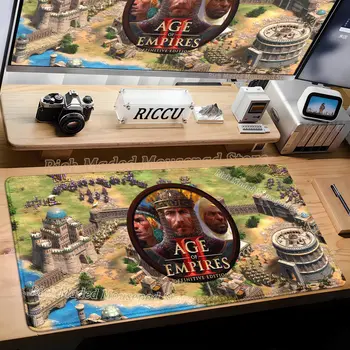 وسادة ماوس كبيرة، وسادة ماوس Age of Empires، ملحقات مكتبية للألعاب، لوحة مفاتيح ألعاب، وسادة ماوس للكمبيوتر، وسادة مكتبية للرياضات الإلكترونية 10 best sales عصر الإمبراطوريات - №3