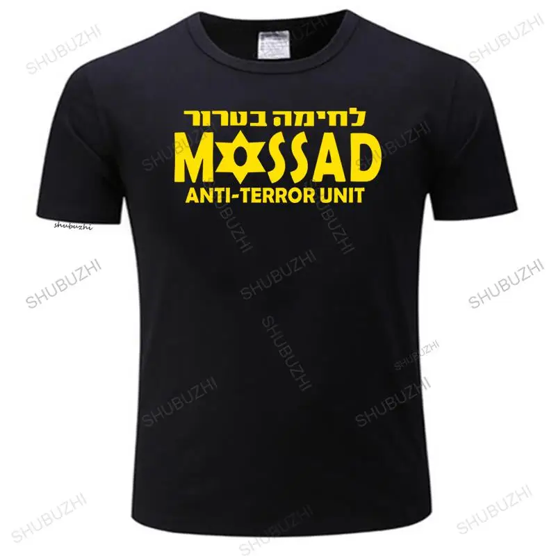 Fashion brand t shirt mens crew neck tees New IDF Mossad - Israel Secret Service Original Dry Fit Male Short Sleeve T-SHIRT