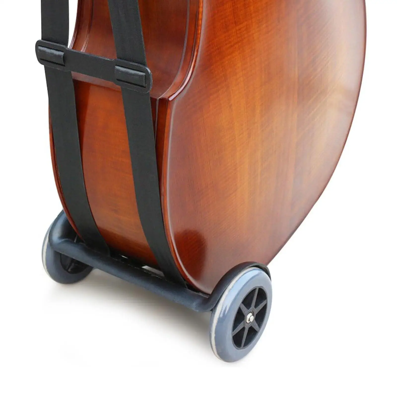 Upright Double Bass Cart Portable Carry String Lightweight with Wheels