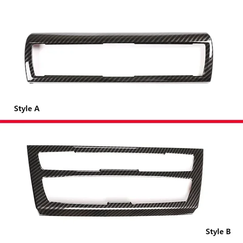 ABS Console CD Panel Frame AC Air Vents Cover Sticker Trim For BMW 1 2 Series F20 F21 F22 F23 2012-2018 Car Accessories